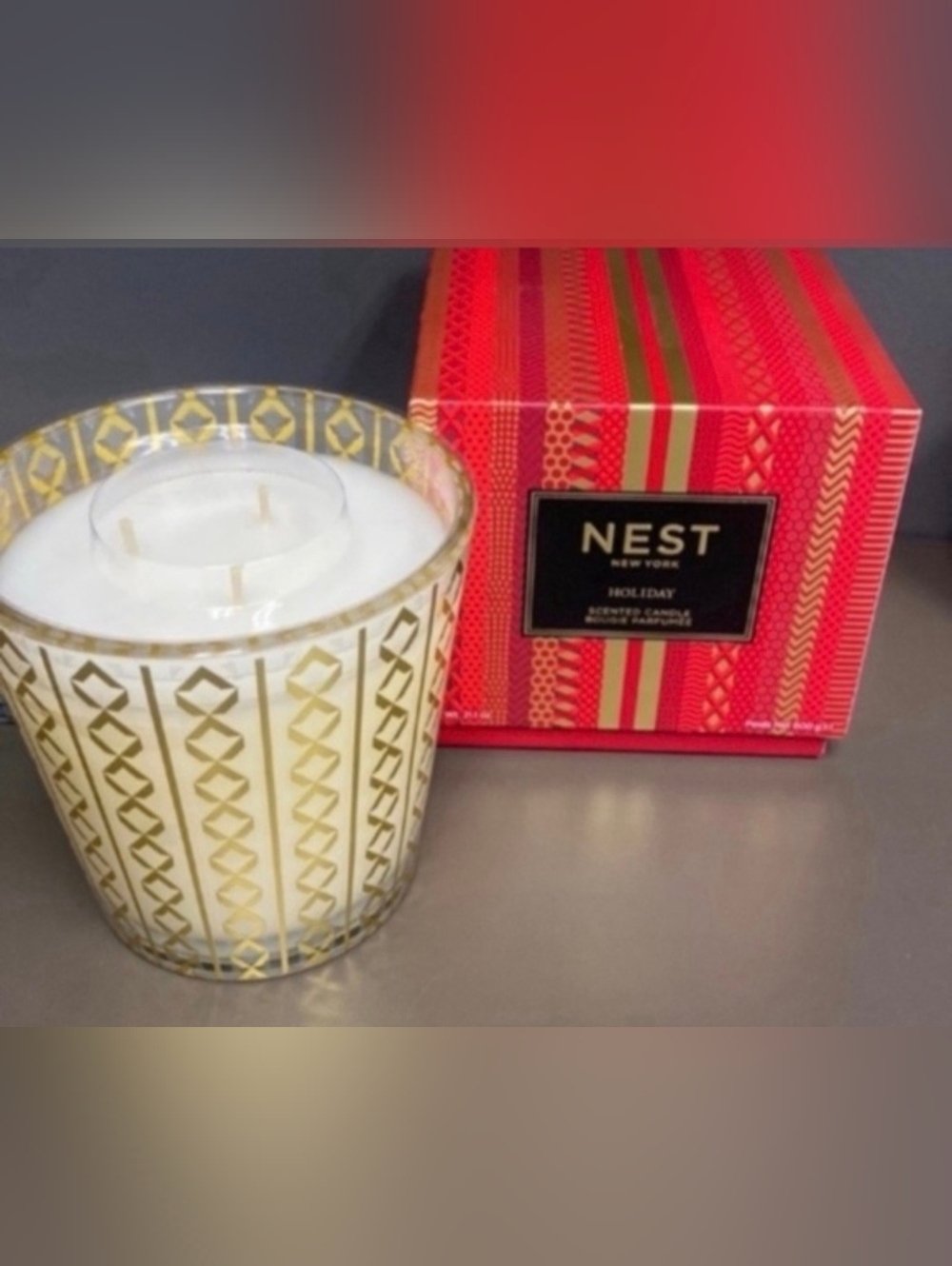 Nest Fragrance New York Holiday 3 Wick Luxury Scented Candle 21.1 oz